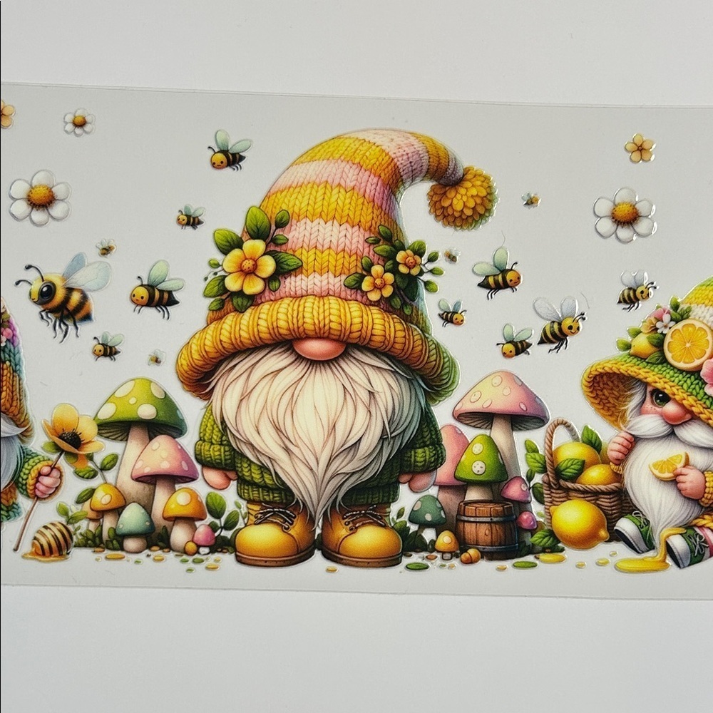 Spring Gnome Cup Decal